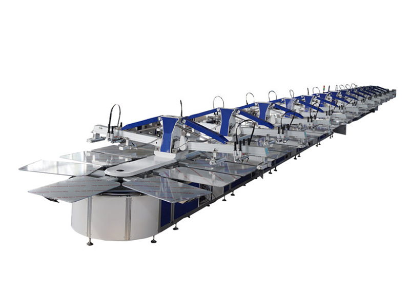 Automatic 26 color oval screen printing machine